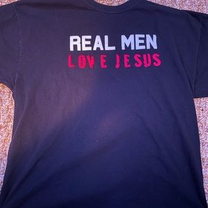 REAL MEN LOVE JESUS TEE